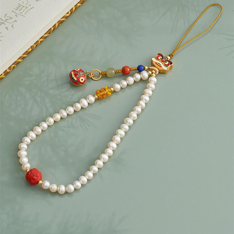 6 mm Zinnober-Heil-Telefon-Hängedekoration