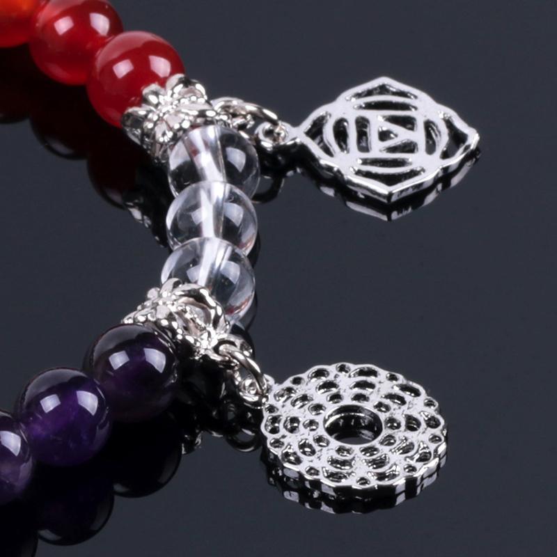 7-Chakra-Charm-Armband für Gleichgewicht und Harmonie