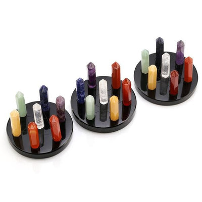 7 Chakra Reiki sechseckige Kristallstäbe