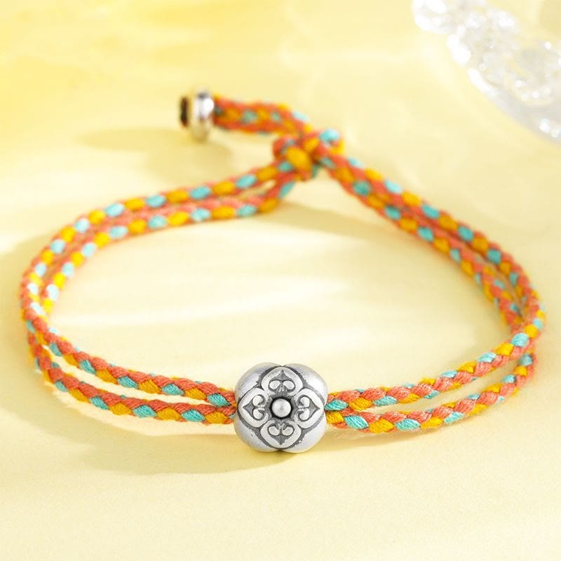 Sterling Silver Multicolored Luck Bracelet | Spiritual Protection