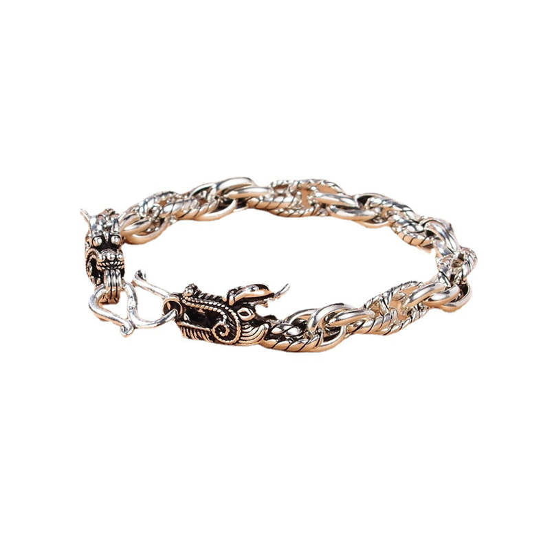 925 Sterling Silber Drachenschutzarmband