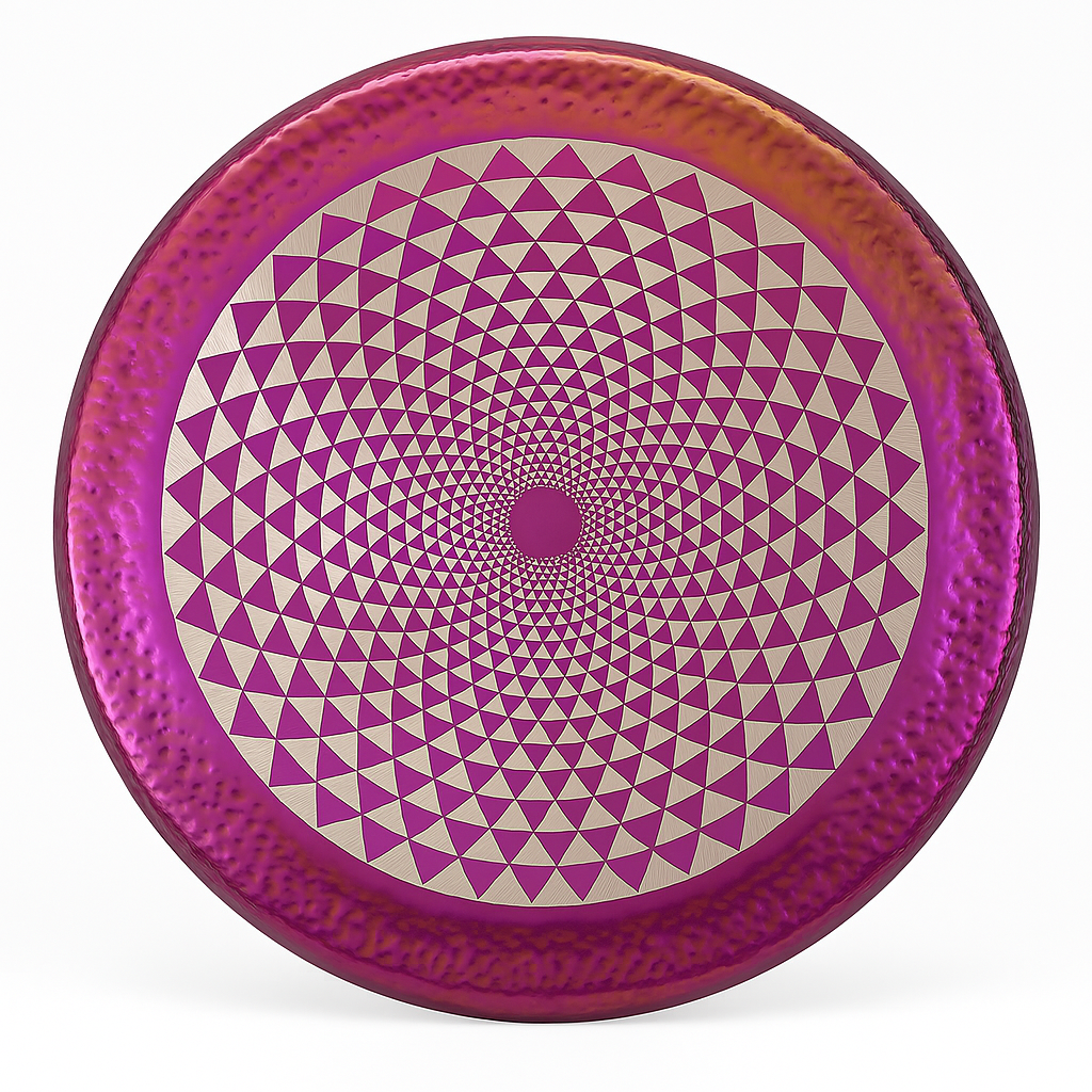 20" Heilige Geometrie Gong für Klangheilung