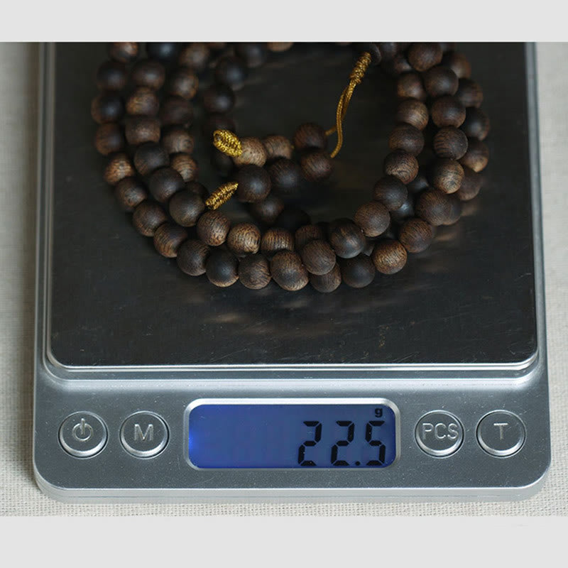 7 mm Adlerholz-Mala-Armband für Frieden und Stärke