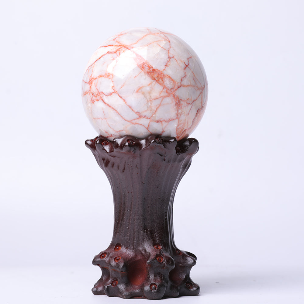 8,5 cm großer Präsentationsständer aus Kunstharzkristallen für Heildekor