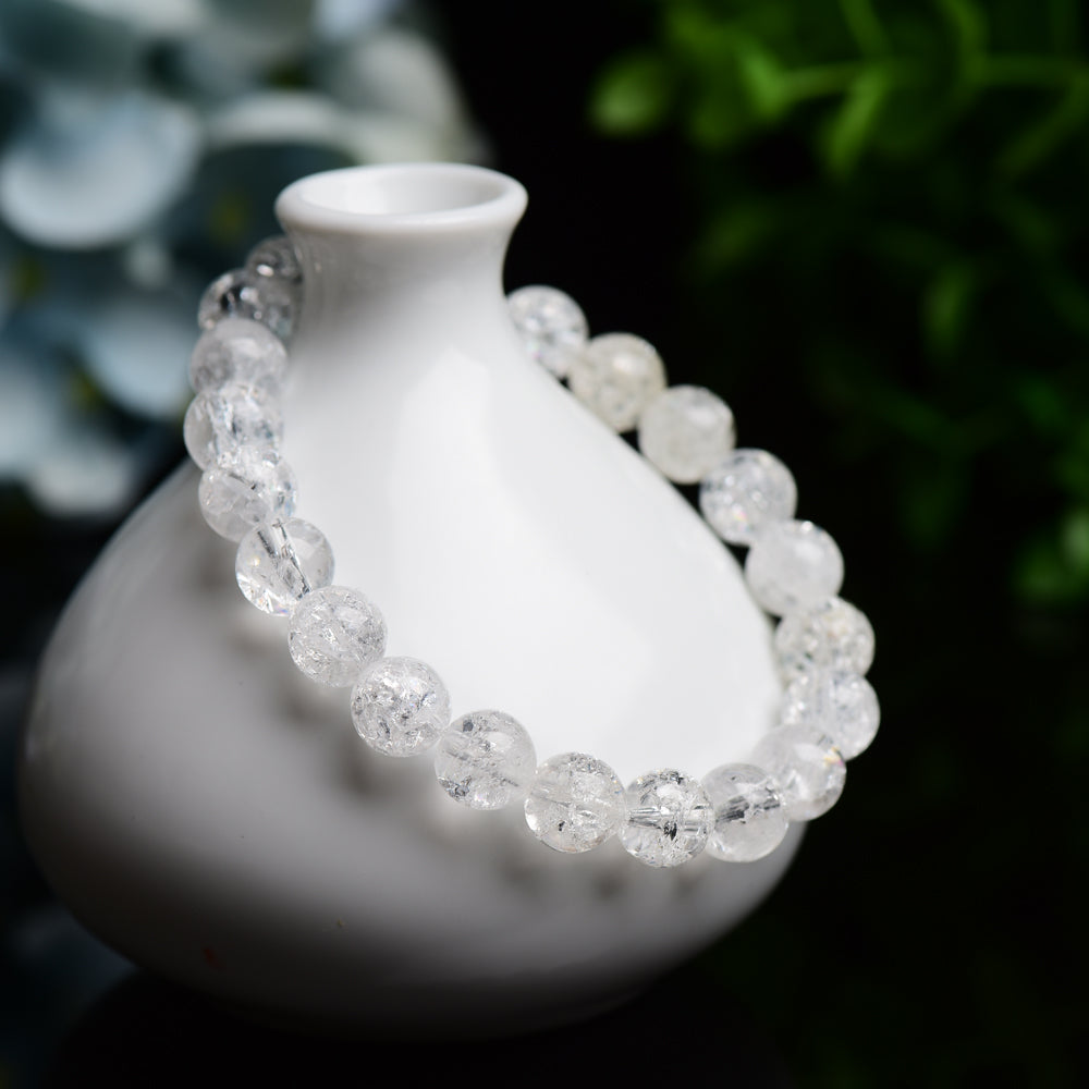 8,5 mm Heilarmband aus Bergkristall