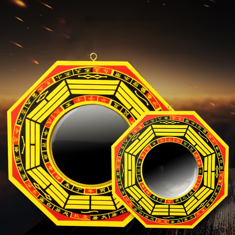 8 im Feng Shui Bagua Kartenspiegel für Harmonie und Gleichgewicht