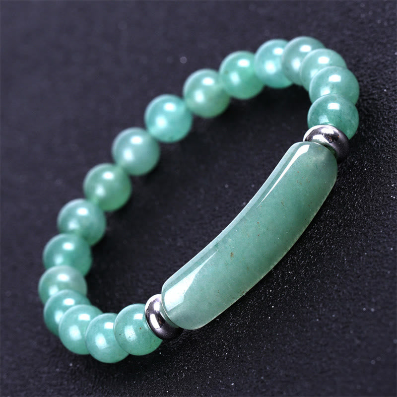 Green Aventurine Healing Bracelet 8mm Beaded Gemstone