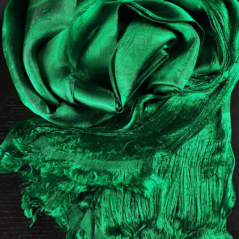 Tibetischer Khata-Schal aus Seide, 5 Farben für Zen-Dekor