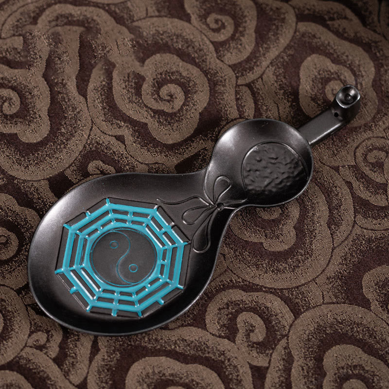 Kupfer Yin Yang Bagua Räuchergefäß Dekoration 13,8 cm