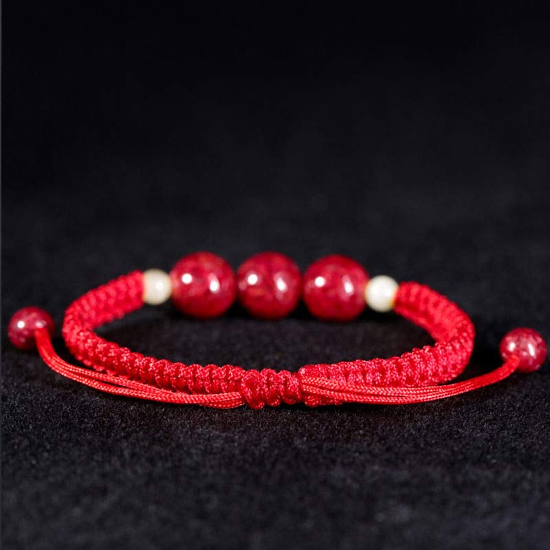 Zinnoberarmband für Kinder | Red String Blessing Schmuck