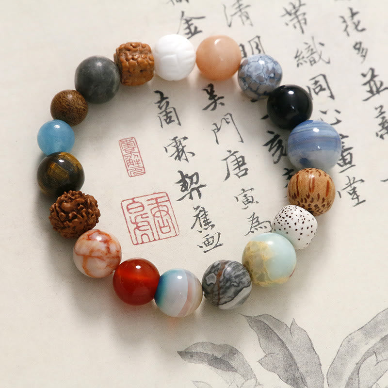 Natürliches Bodhi-Samen-Spirituelles Armband für Schutz und Weisheit