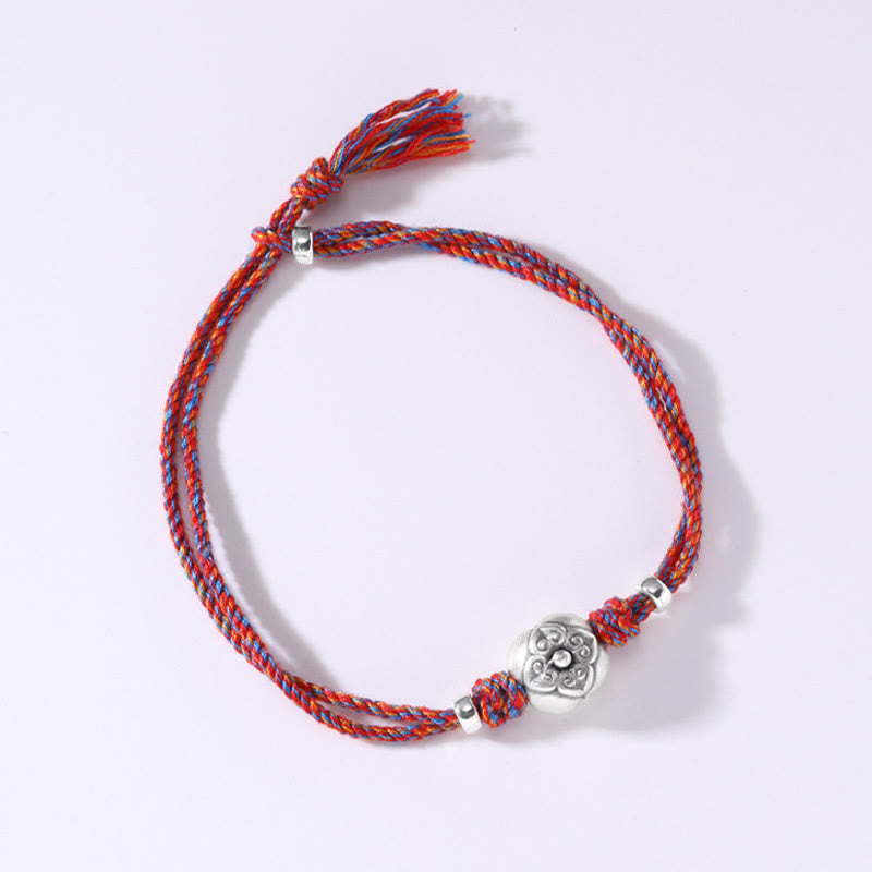 Sterling Silver Multicolored Luck Bracelet | Spiritual Protection