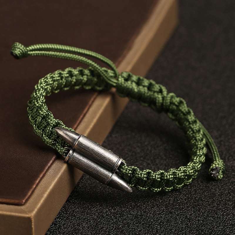 Sterling Silver Braided Rope Spiritual Protection Bracelet