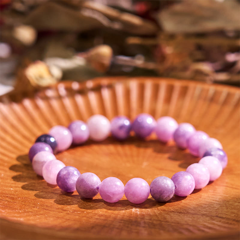 8 mm Amethyst-Heilarmband für emotionales Gleichgewicht
