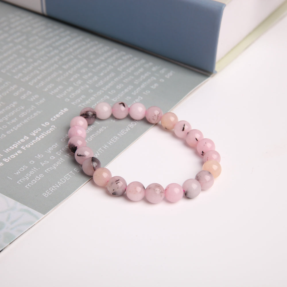 8 mm großes Armband aus australischem Jadekristall für heilende Energie