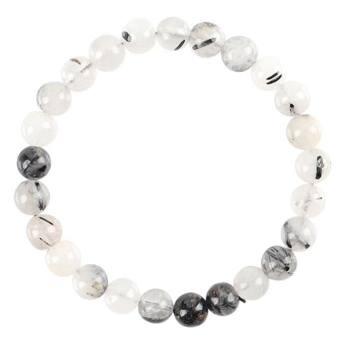 8 mm schwarzes Turmalin-Armband für spirituellen Schutz