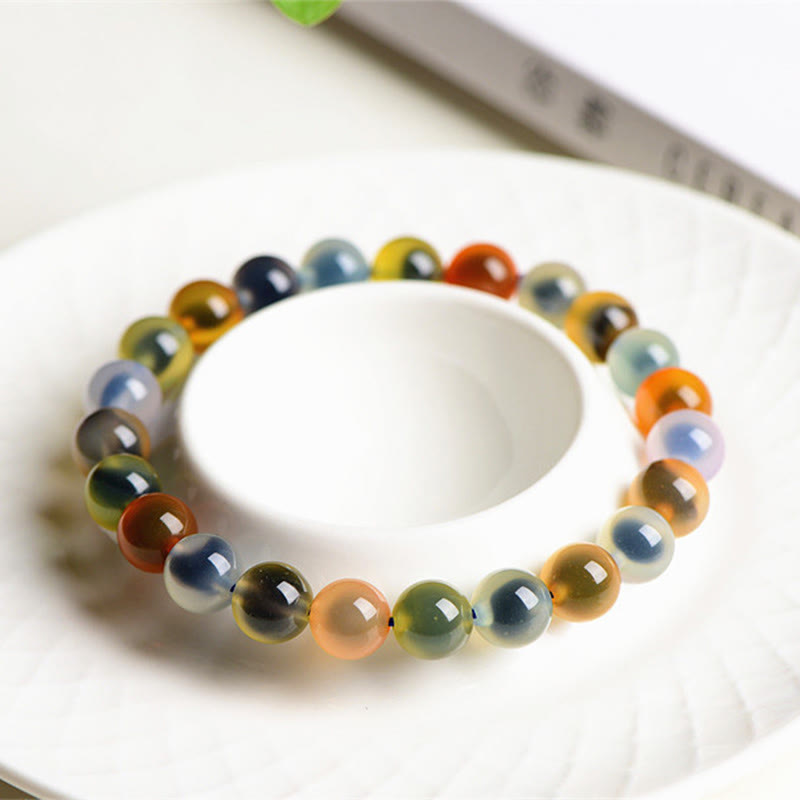 8 mm Candy Achat Harmony Bead Achat Armband für Stärke