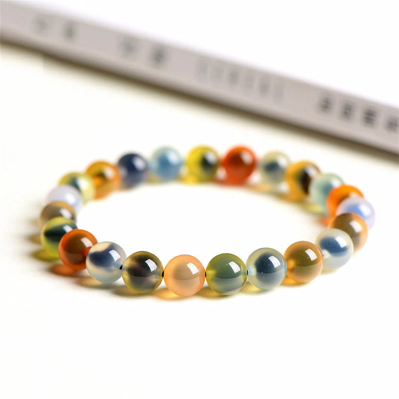8 mm Candy Achat Harmony Bead Achat Armband für Stärke