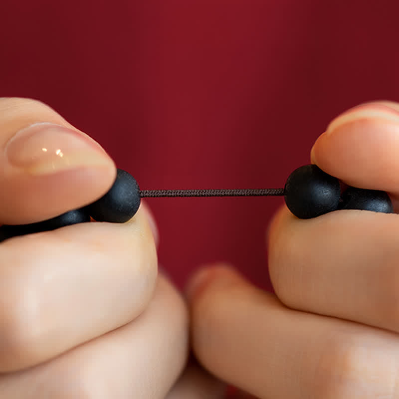 8 mm Zinnober-Zypresse-Heilarmband für Ruhe