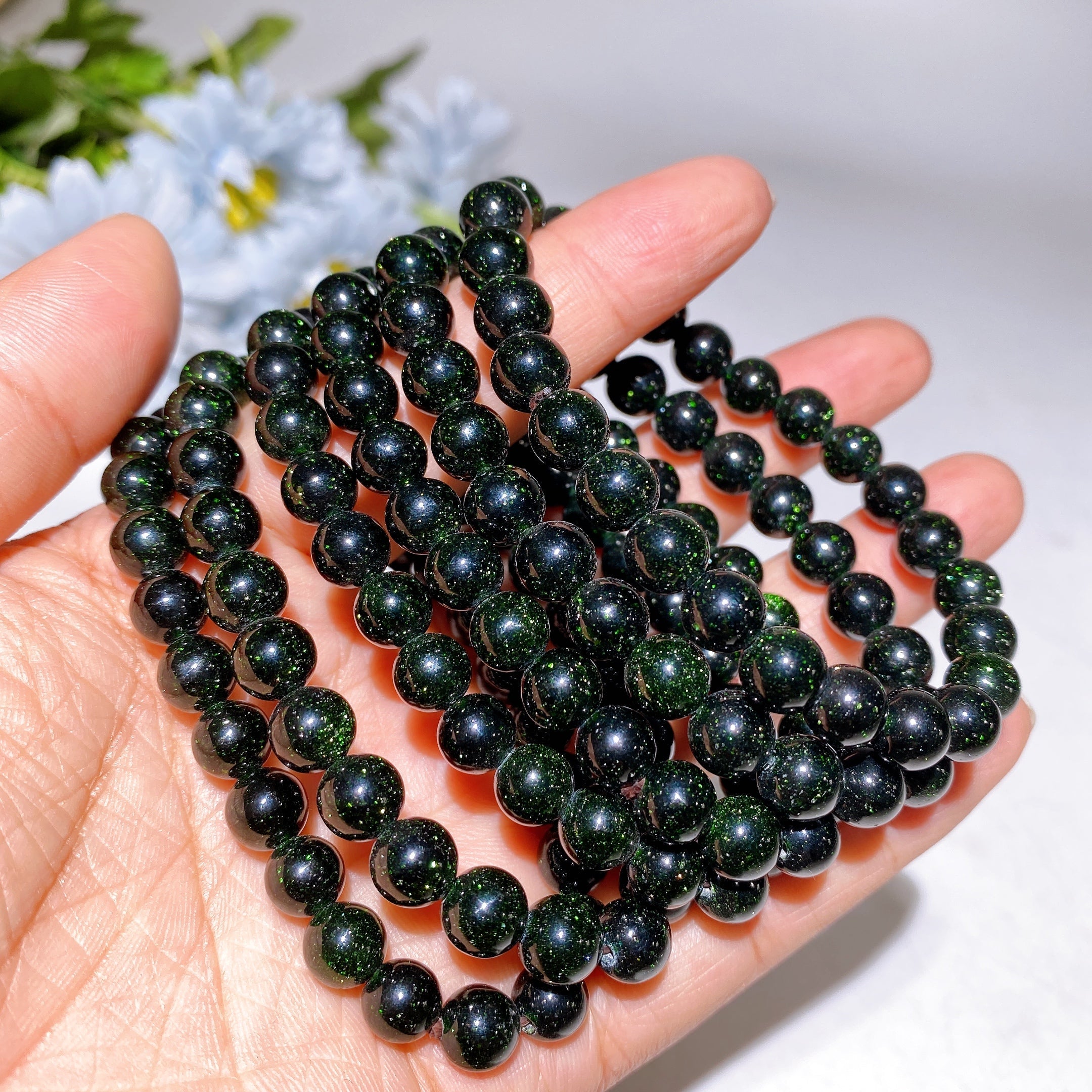 8mm Crystal Healing Bracelet for Spiritual Protection