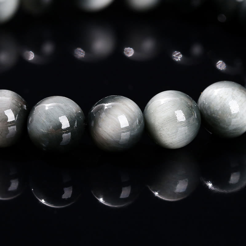 8 mm Adlerauge-Stein, positive Energie, Mut-Armband für Frauen