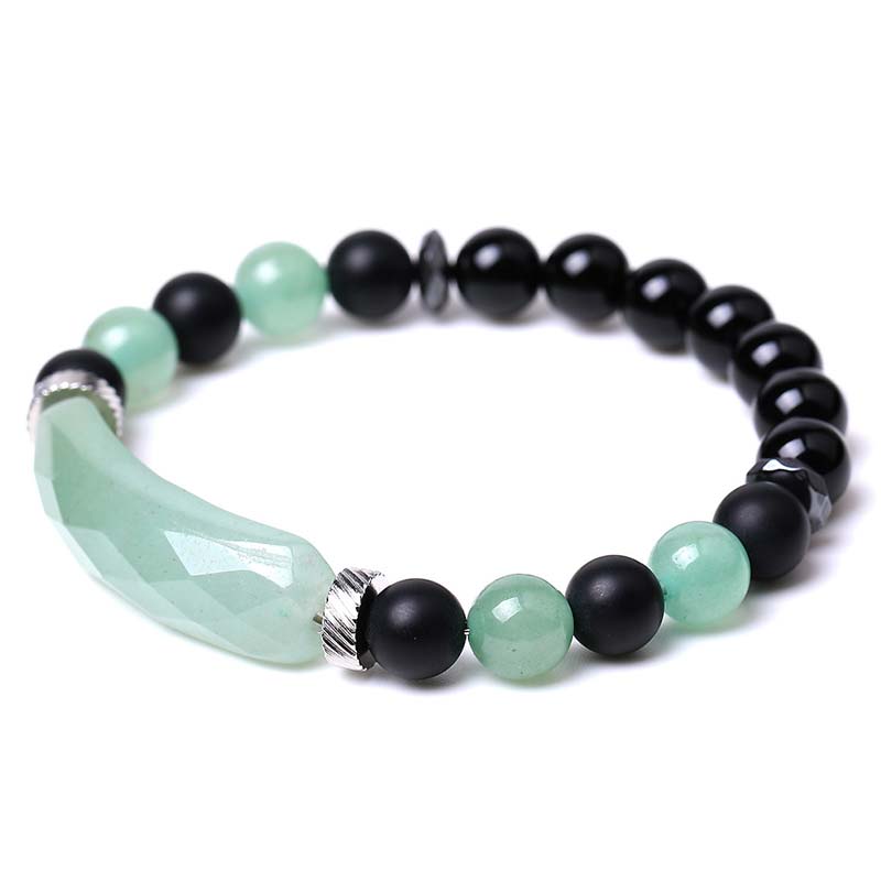8 mm grünes Aventurin-Heilarmband für Glück und Gleichgewicht
