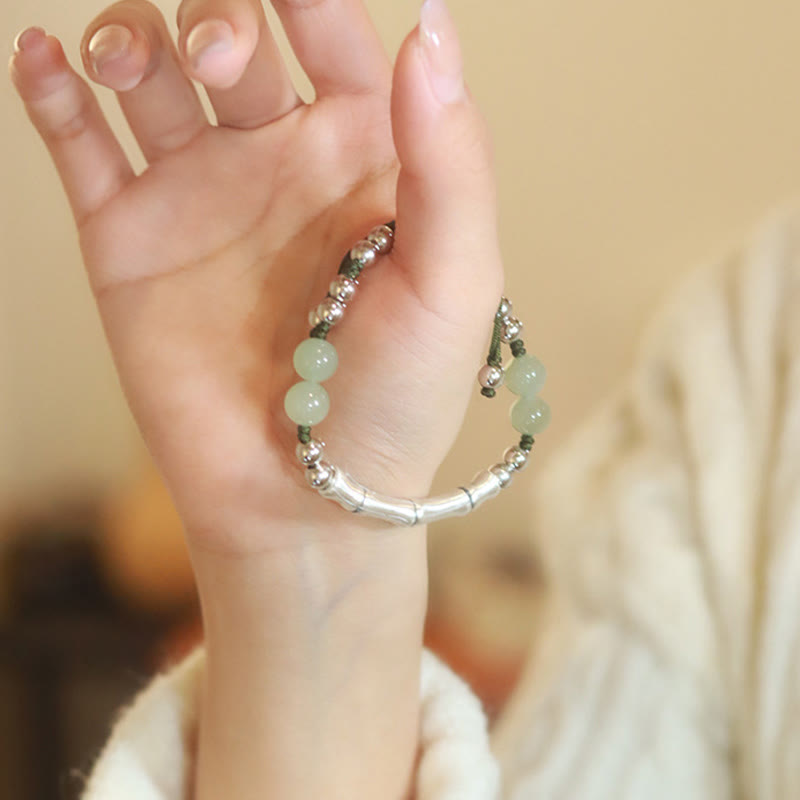 8 mm Hetian Jade Fu Charakter Fülle Armband