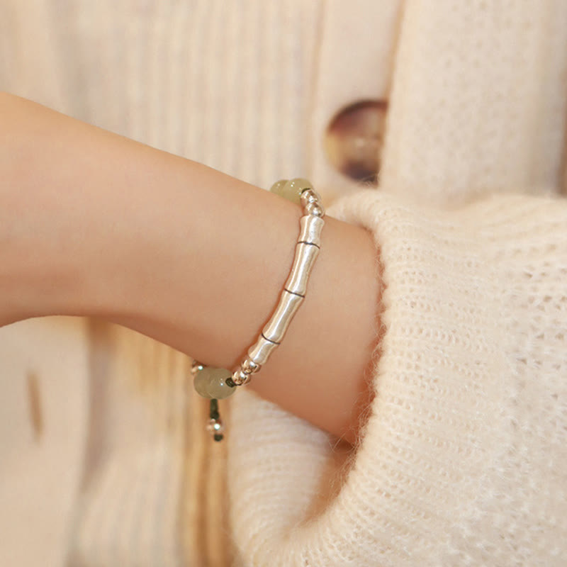 8 mm Hetian Jade Fu Charakter Fülle Armband