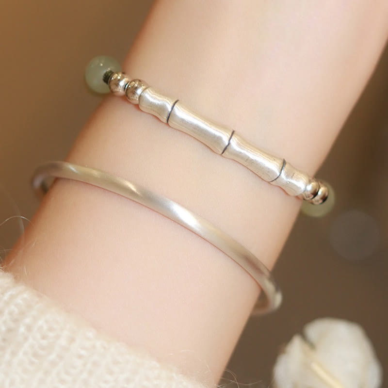 8 mm Hetian Jade Fu Charakter Fülle Armband