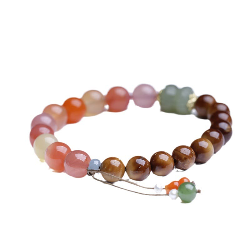 8 mm Kuka Seed Yanyuan Achat Hetian Jade Schutzarmband