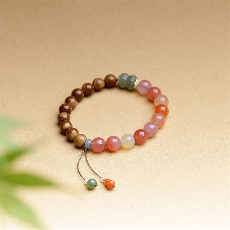 8 mm Kuka Seed Yanyuan Achat Hetian Jade Schutzarmband