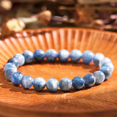 8 mm Kyanit-Armband für spirituelle Heilung für ruhige Verbindung