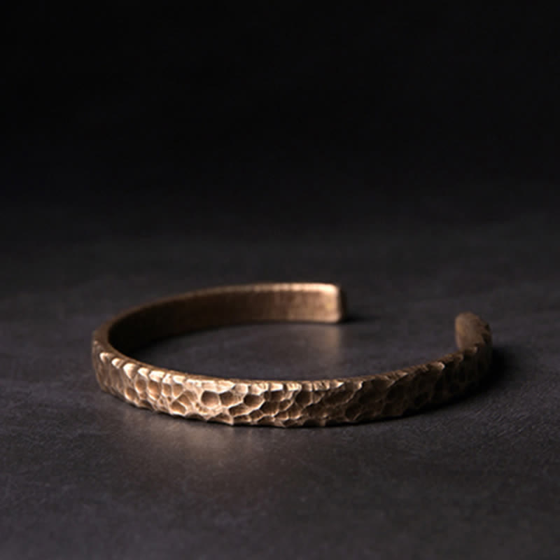 8 mm Lavastein-Kupfer-Armband für spirituelle Balance