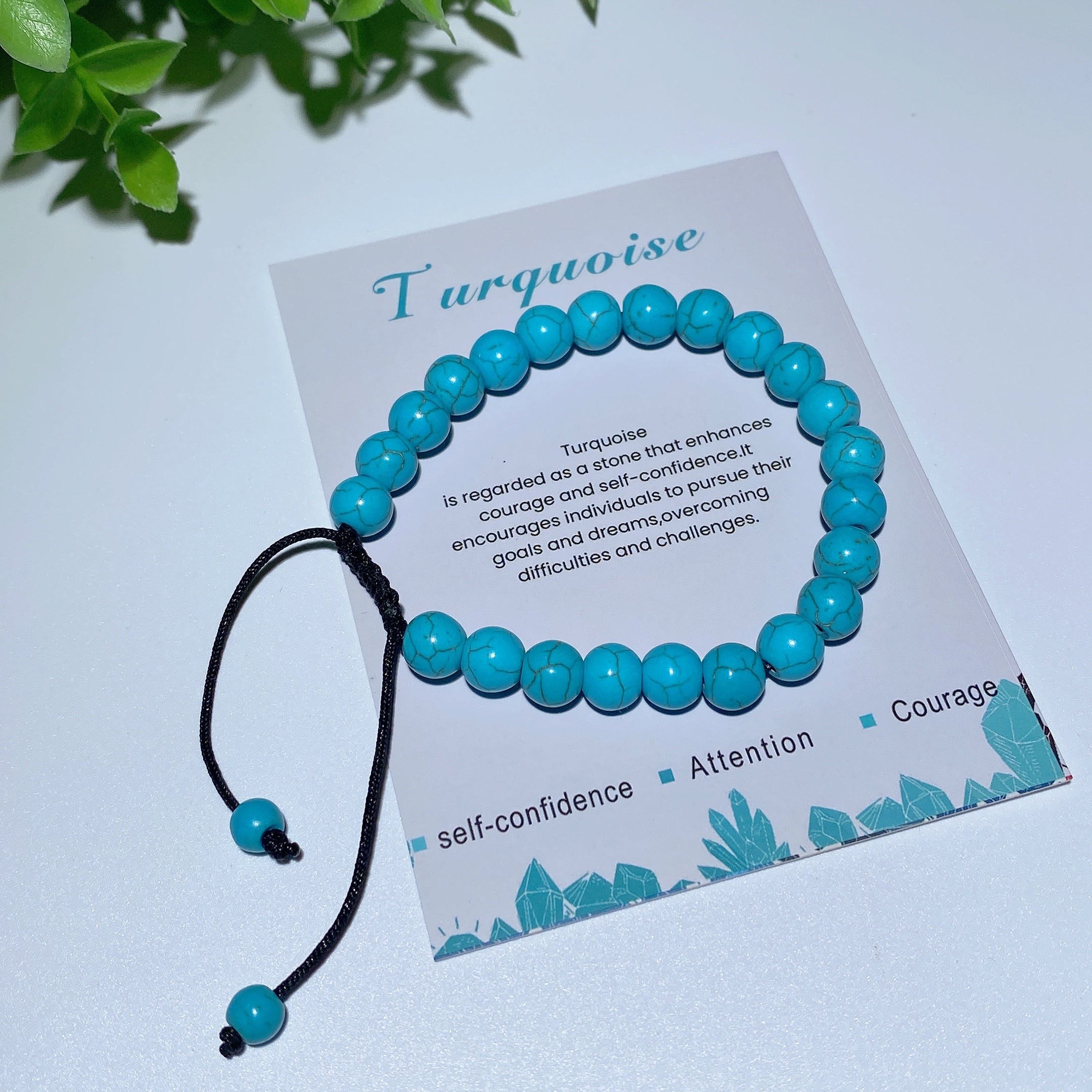 8 mm großes spirituelles Armband aus gemischten Kristallen für Heilung und Schutz