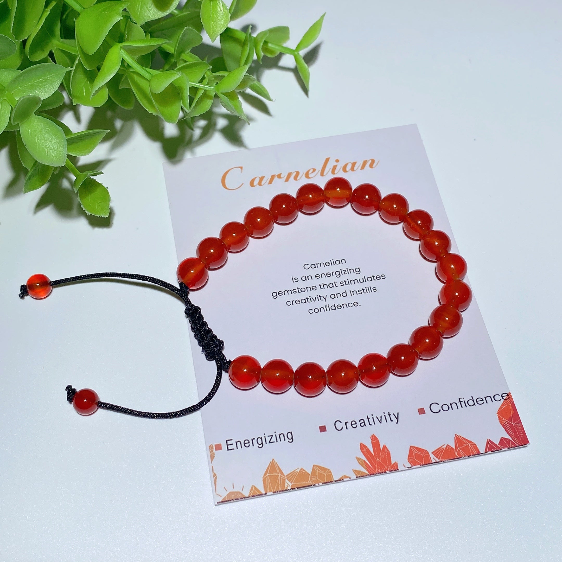 8 mm großes spirituelles Armband aus gemischten Kristallen für Heilung und Schutz