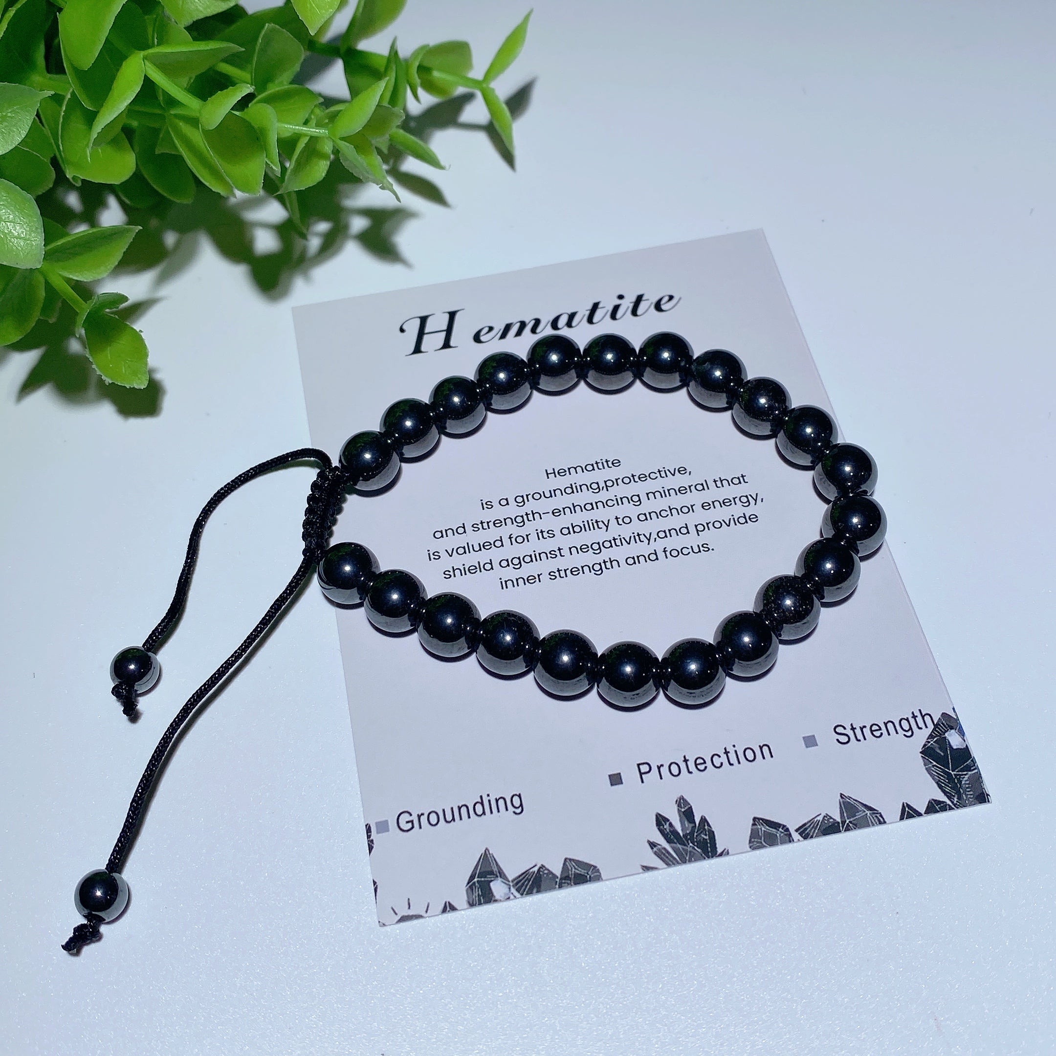 8 mm großes spirituelles Armband aus gemischten Kristallen für Heilung und Schutz