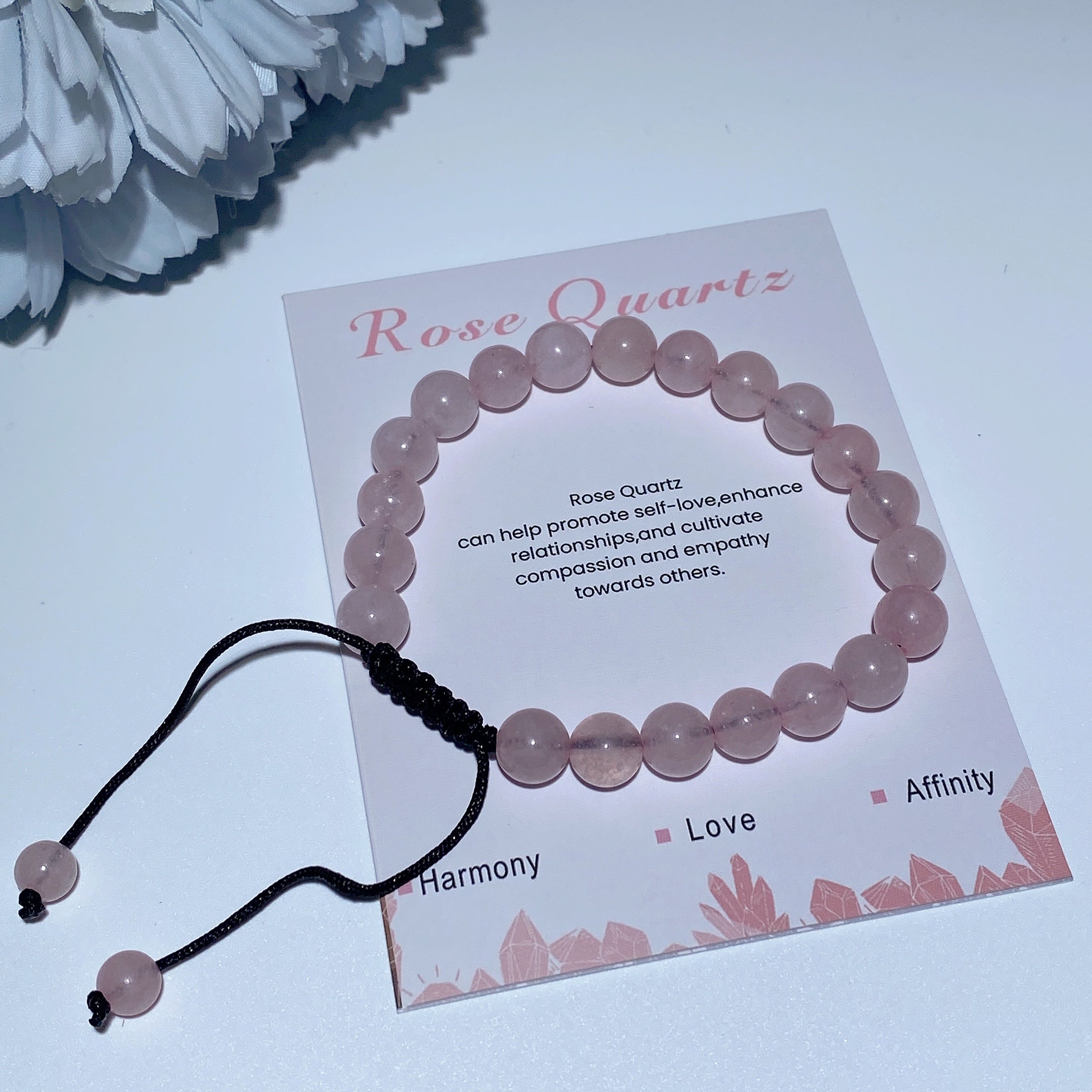 8 mm großes spirituelles Armband aus gemischten Kristallen für Heilung und Schutz