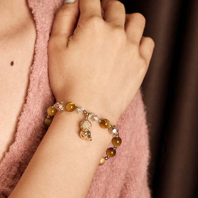 8 mm Tigerauge Meditationsschutzarmband