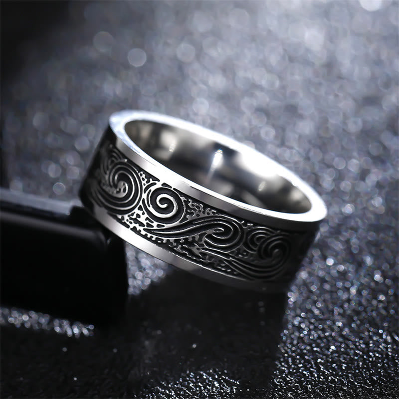 8 mm Balancering aus Titanstahl für spirituelle Klarheit