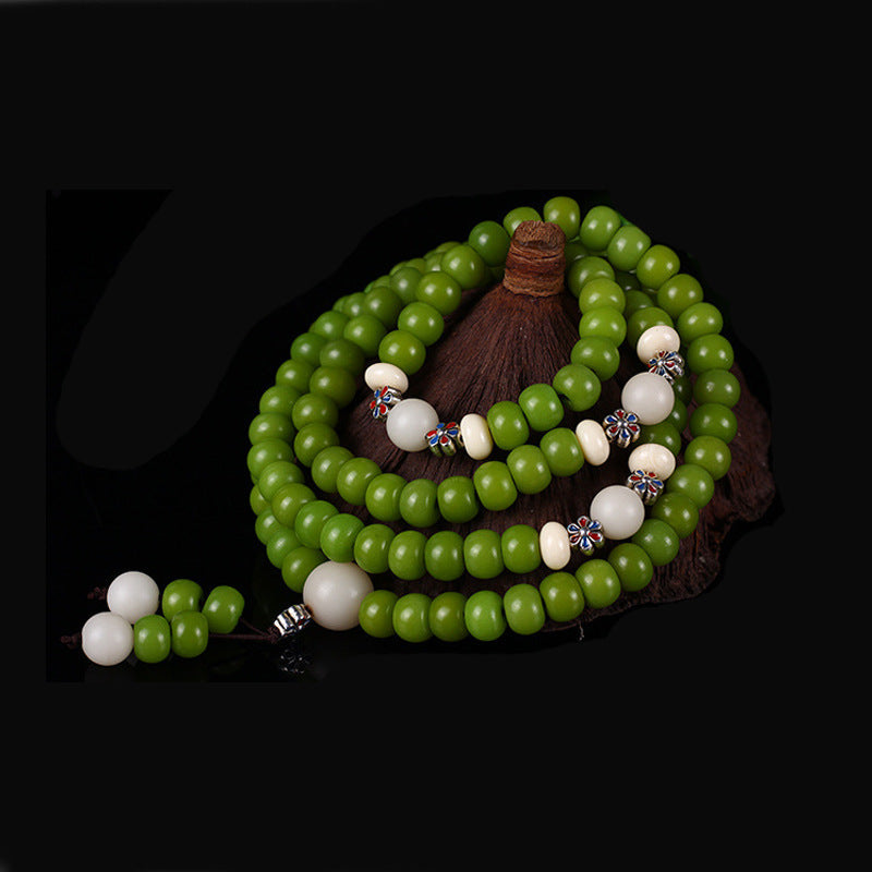 8x10mm Bodhi Seed Mala | Erfolgsarmband Halskette