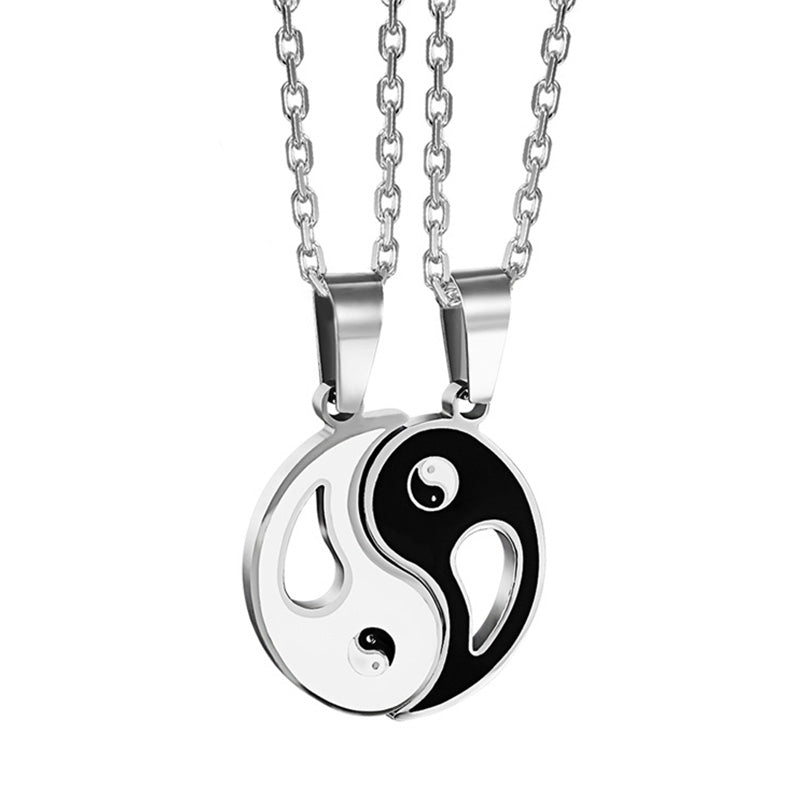 2pcs Yin Yang Pendant Necklace | Balance & Harmony