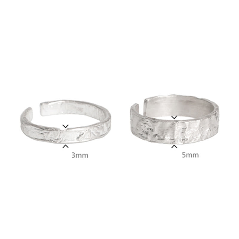 925 Sterling Silber Segenspaarring | Spiritueller Schutz