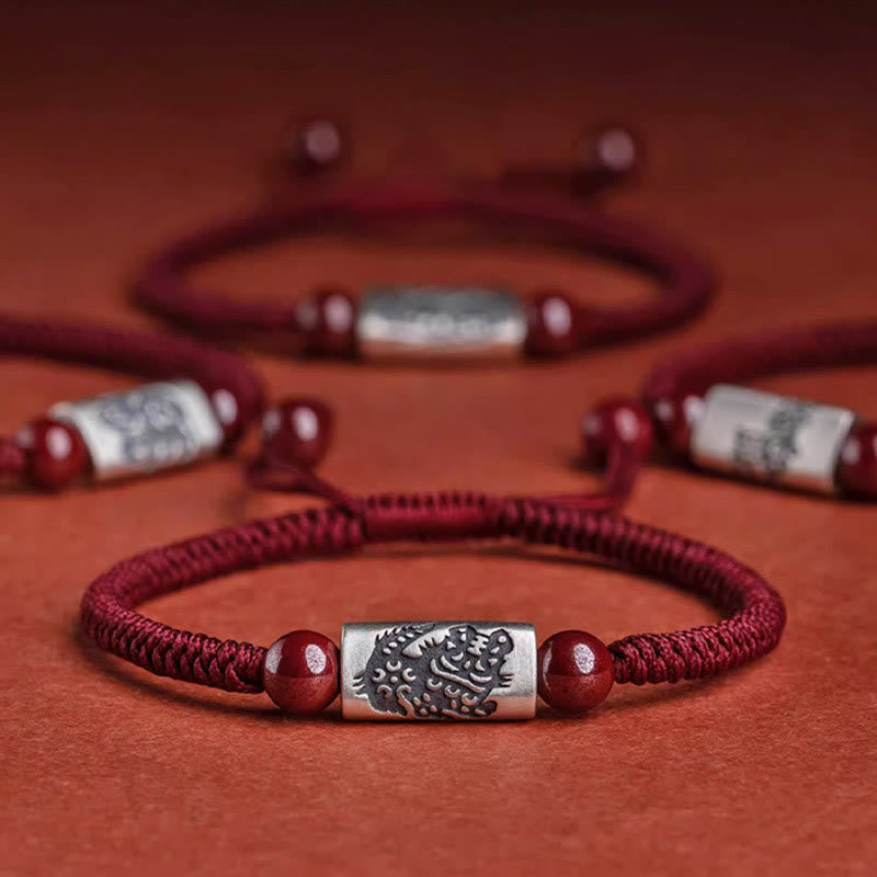 Schutzarmband aus 925er Sterlingsilber mit chinesischem Sternzeichen
