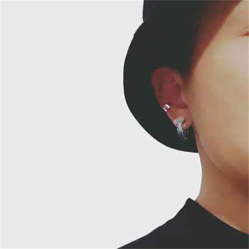 Creolen mit Drachenmotiv aus 925er Sterlingsilber für Schutz und Stärke