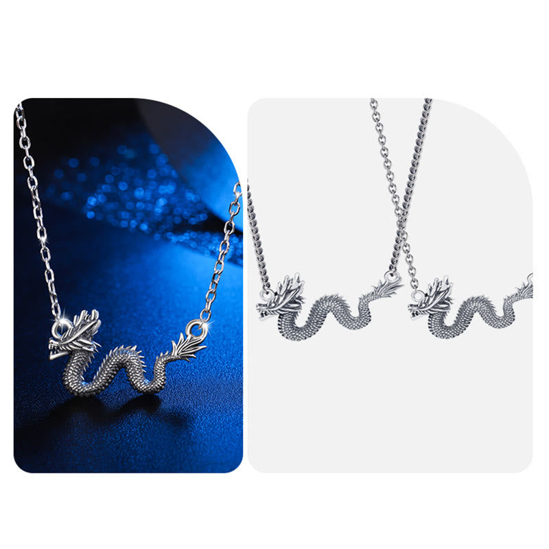 Drachenkette aus 925er Sterlingsilber | Schutz & Stärke