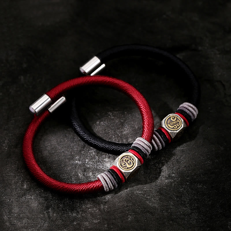 925 Sterling Silber King Kong Knoten Glaube Stärke Armband