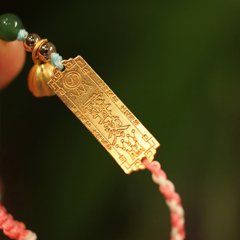 925 Sterling Silber Multicolor Schutz Glücksbringer Rote Schnur Armband