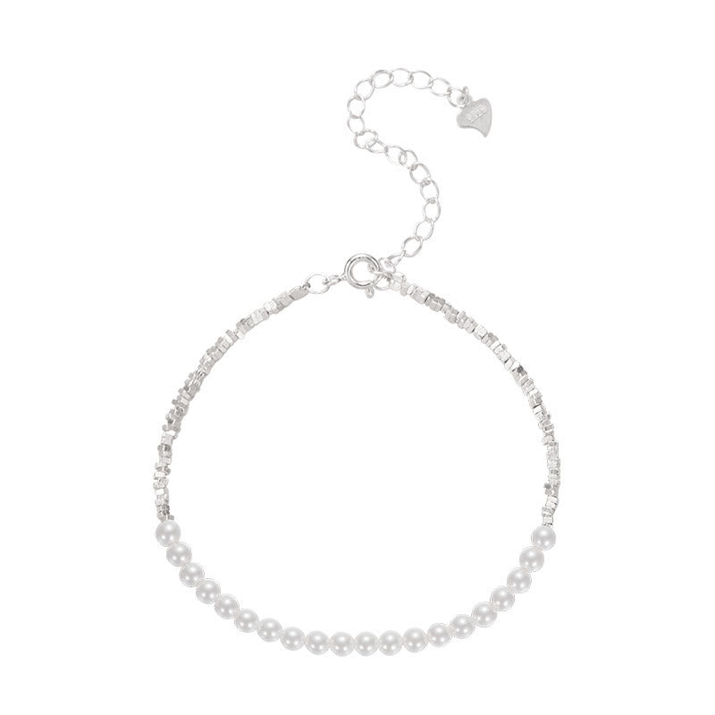 925 Sterling Silber Perlenschutz Fußkettchen