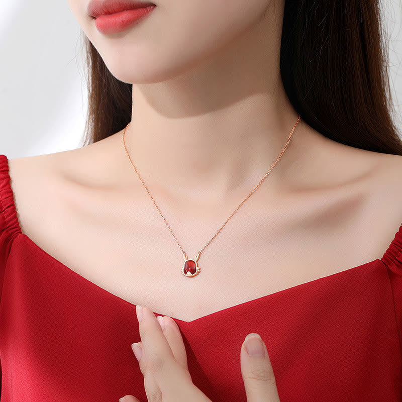 925 Sterling Silber Roter Achat Drachenschmuck für Glück und Stärke
