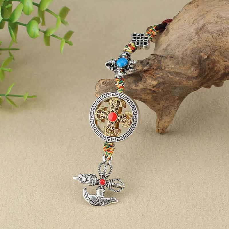 Tibetische Vajra-Dekoration zum Aufhängen für das Auto